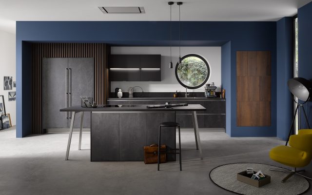 AI - Concept130 AI comet gl calcestruzzo spatolato nero toronto rovere antico cognac 2